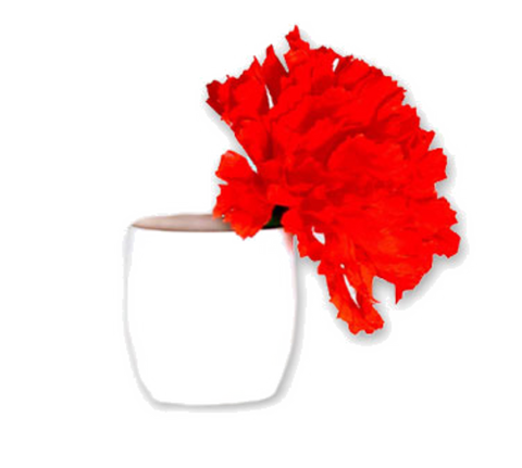 Town Food Service 51401/DZ White Ceramic Sake Cup, 1.5 oz - Dozen