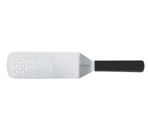 Mundial 5681HH High Heat Resistant Perforated Turner, 8" x 3" Stainless Steel Blade, Black Handle