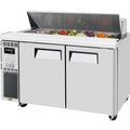 JST-60-N Turbo Air 60" 2 Door Refrigerated Sandwich/Salad Prep Table-Turbo Air