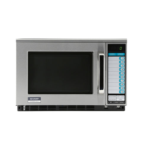 R-25JTF Sharp 2100W Heavy-Duty Commercial Microwave w/ Touch Pad-Sharp