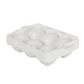 Iccp-6W Winco Ice Cube Tray, 6-Compartment, Polypropylene, White-WINCO