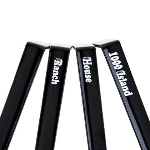 Cambro LD85A110 Camwear 12-Piece 0.75 oz. Black Salad Dressing Ladle Set