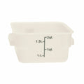 PLSFT002PP Thunder Group 2 Qt. White Square Food Storage Container-Thunder Group