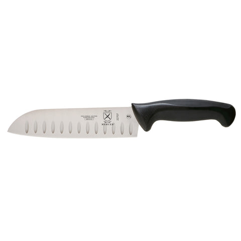Mercer Culinary M22707 Millennia 7 Inch Granton Edge Santoku Knife
