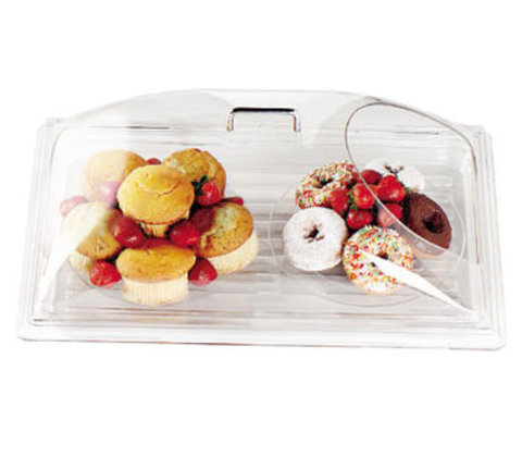 DD1220ECW135 Cambro 21-7/8"W x 14-3/4"D x 8"H Camwear Display Dome Cover