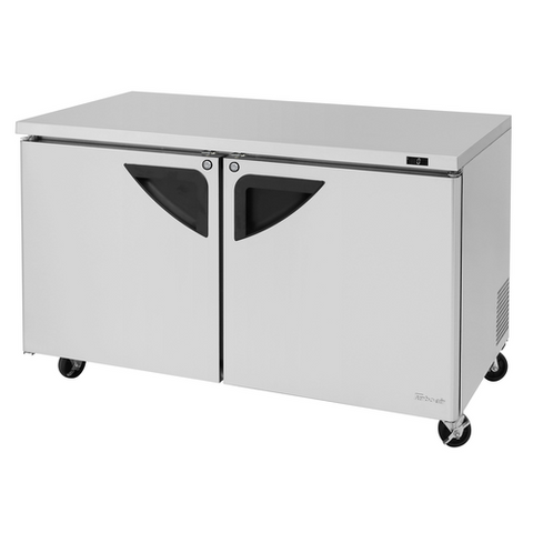 TUF-60SD-N Turbo Air 60" 2 Door Super Deluxe Undercounter Freezer-Turbo Air