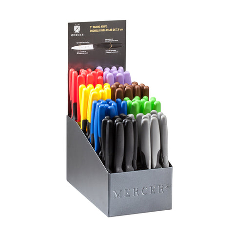 Mercer Culinary M23940 Millennia Color Paring Knife Display