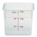 6SFSPP190 Cambro 6 Qt. Camsquare Food Container - Each-Cambro