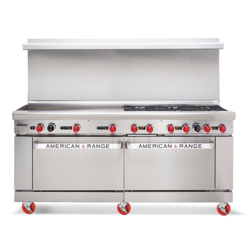 AR60G American Range Gas, Heavy Duty Restaurant Range - Each-American Range