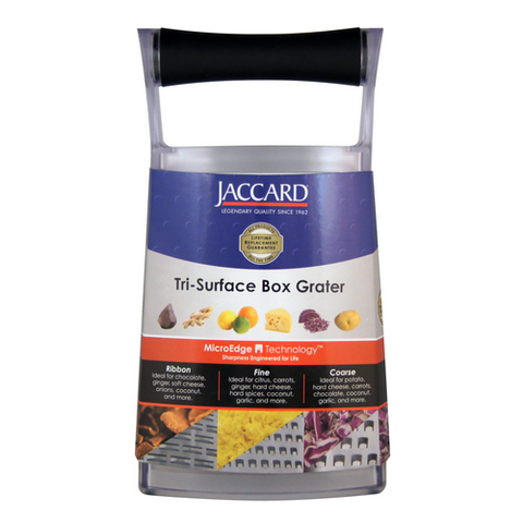 201204BGF2 Jaccard Fine, Microedge™Tri-Blade Box Grater - Each