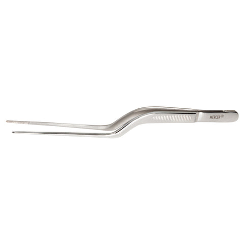 Mercer Culinary M35136 6 1/2" Precision Offset Plating Tongs