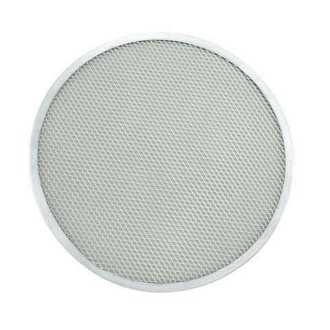 Winco APZS-11 11" Aluminum Seamless Pizza Screen