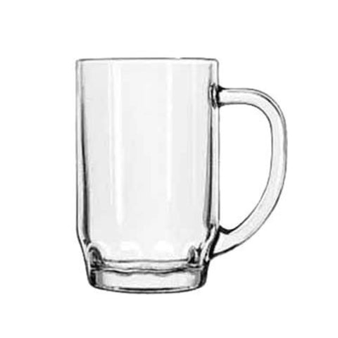 Libbey Glass 5303 - 19.5 oz. Thumbprint Beer Mug Stein