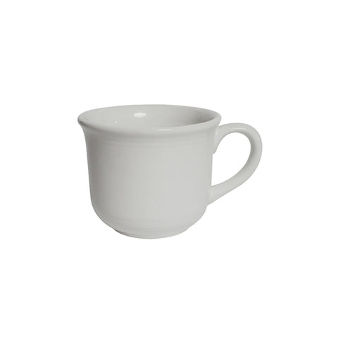 Tuxton China CWF-0702 Concentrix 8 oz. White Round China Cup