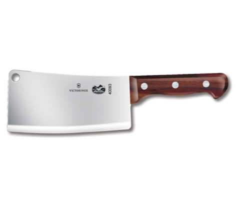 5.4000.18  Victorinox 7" x 3-1/2" Restaurant Cleaver w/ Walnut Handle