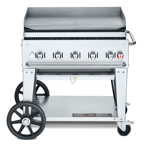 CV-MG-36-LP Crown Verity 36" Mobile Outdoor Griddle - LP-CROWN VERITY INC.