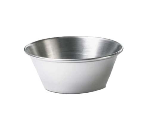 Tablecraft 5066 Round 1.5 oz Stainless Steel Sauce Cup