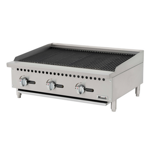 C-RB36 Migali 36" Countertop Charbroiler - NG