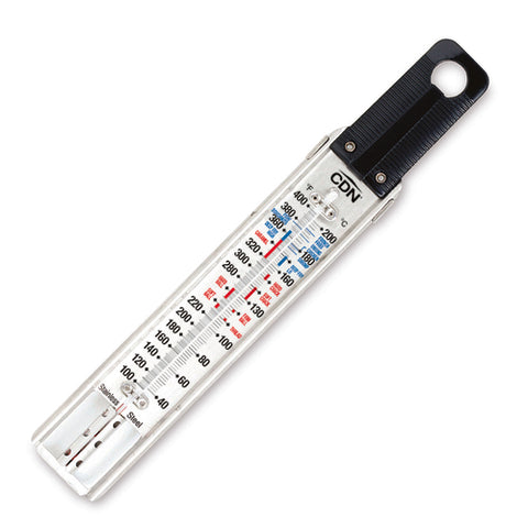 CDN TCG400 Candy & Deep Fry Ruler Thermometer