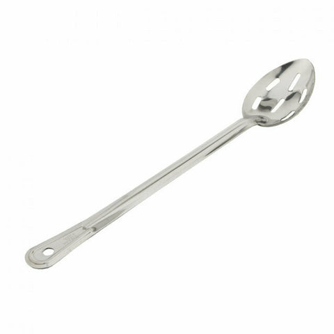 SL15 Libertyware Basting Spoon, 15\" slotted, stainless steel, mirror polished finish-LIBERTYWARE