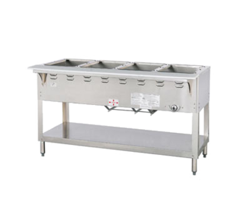 Duke Manufacturing WB304 Aerohot Wet Bath Steam Table, 4-Well, Gas