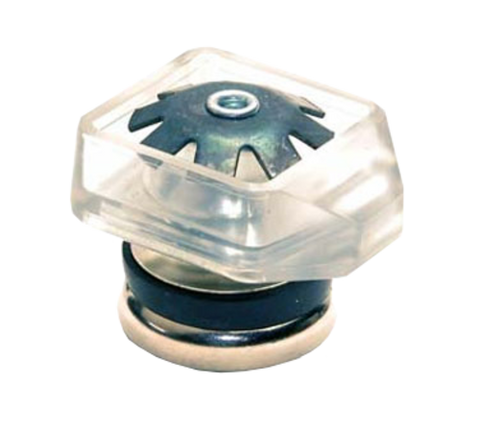 132400 AllPoints Foodservice Parts & Supplies Glide for 13/16" OD Square Tubular Legs -Each-ALLPOINTS FOOD SERVICE PARTS & SUPPLIES