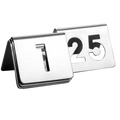 TC125 Tablecraft 2.5" x 2.5" Stainless Steel #1-25 Number Tent Set-Tablecraft Products