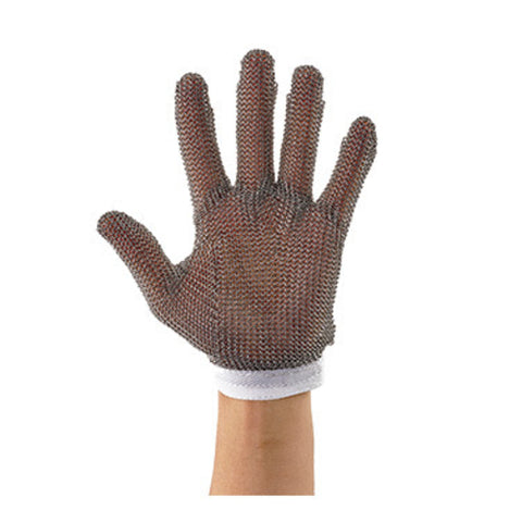 Winco PMG-1S Stainless Steel Protective Mesh Glove, Small