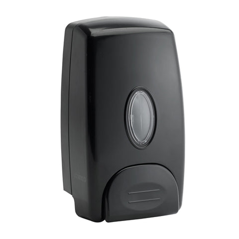Winco SD-100K Manual Bulk Soap Dispenser, Black, 1 Liter