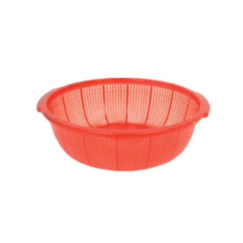 Thunder Group PLFP001 18-1/2" Perforated Plastic Fish Basket / Colander with Molded-In Handles