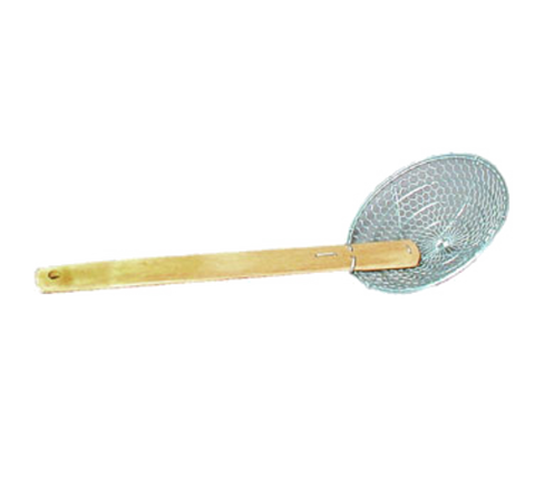 Town 42506 6" Stainless Steel Fine Mesh Skimmer with Bamboo Handle