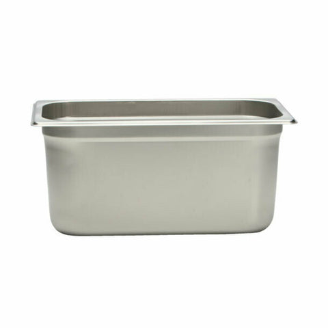 Libertyware 9136 Third-Size 6-Inch Deep Anti-Jam Stainless Steel Food Pan, 23 Gauge