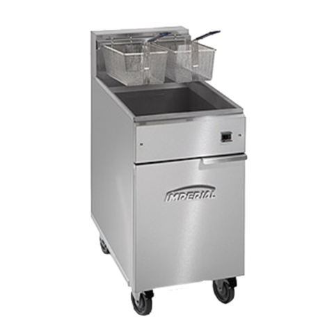 Imperial IFS-75-E 75 lb. Commercial Electric Floor Fryer