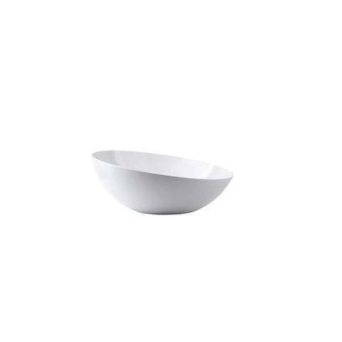 TableCraft 10185W Sierra Grande 15 Qt. White Round Melamine Serving Bowl