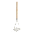 PTM-24S Winco 5-1/4" Square Potato Masher w/ 24" Wood Handle-WINCO