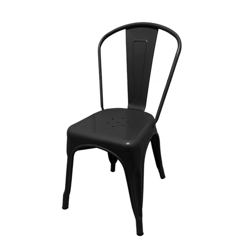 OD-CM-0001-BLK Oak Street Smokestack Stacking Dining Chair - EA-OAK STREET MANUFACTURING
