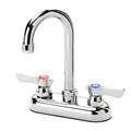 11-400L Krowne 4" Silver Series Faucet, 3.5" Gooseneck Spout-Krowne Metal