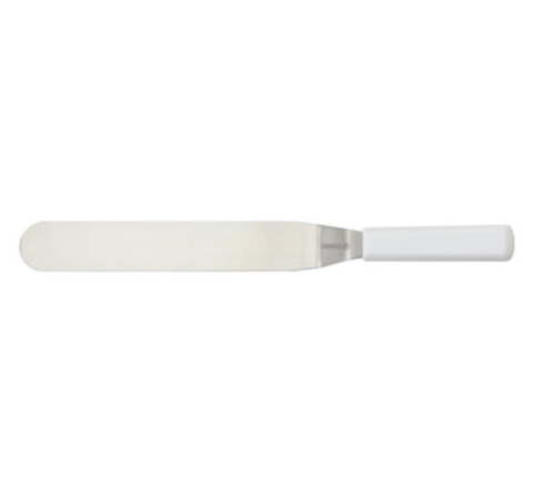 Mundial W5650-10F Offset Icing Spatula, 10-Inch Stainless Steel Blade with White Handle