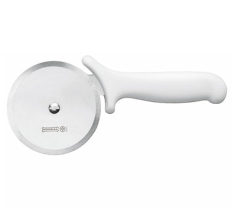 Mundial W5691-4 4-Inch Pizza Cutter - 5600 Series, White Antimicrobial Handle