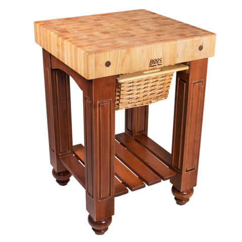 CU-GB25 John Boos 24" W x 25" L x 36" H, American Heritage Gathering Block I - Each-JOHN BOOS & CO.