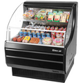 TOM-30LW-N Turbo Air 28" White Low-Profile Horizontal Open Display Case-Turbo Air