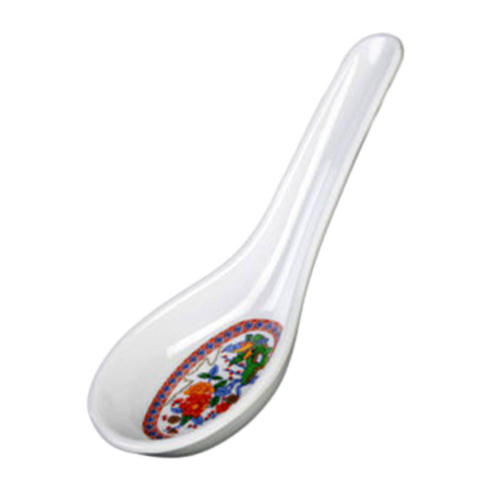 7003P Thunder Group 3/4 Oz. Peacock Won Ton Soup Spoon-Thunder Group