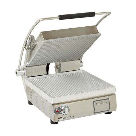 Star Manufacturing PGT14 Pro-Max 2.0 Two-Sided Panini Grill with Grooved Aluminum Platens
