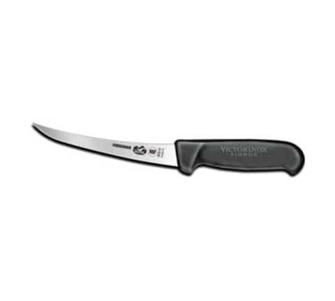Victorinox 5.6601.15 Curved Semi-Stiff Boning Knife, 6-Inch Blade, Red Fibrox Pro Handle