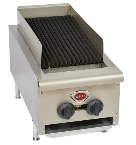 Wells HDCB-1230G Two Burner Gas Countertop Charbroiler (40,000 BTU)