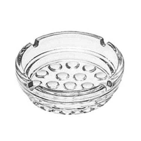 Libbey Glass 5154 Nob Hill 4" Round Clear Glass Ashtray