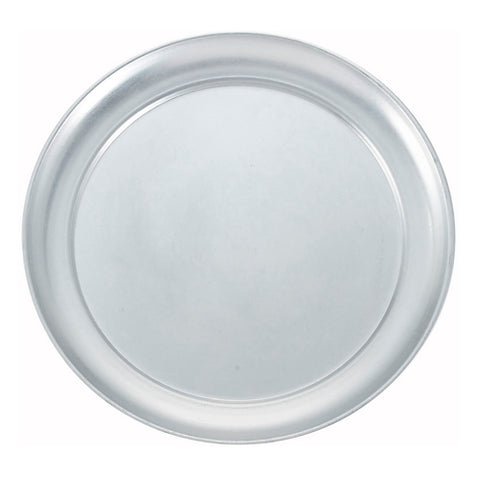 APZT-9 WincoPizza Pan, 9" Dia., Round, Wide Rim, Aluminum-WINCO
