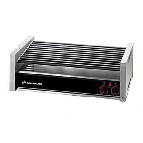 Star 50SC Grill-Max Pro 50 Hot Dog Roller Grill with Manual Controls, Slanted Top, 120V