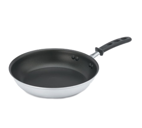 Vollrath 67612 12-Inch Wear-Ever Aluminum Fry Pan with SteelCoat x3 Nonstick Coating and TriVent Silicone Handle