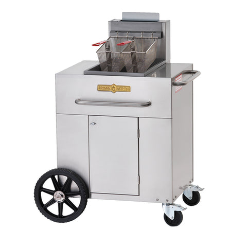 CV-PF-1NG Crown Verity Portable Outdoor Fryer, 40 Lbs. Capacity, NG